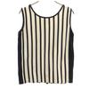 I.s. ISSEY MIYAKE 90s Made In Japan Old Striped Pattern No Sleeve Knit 9 Women Used
