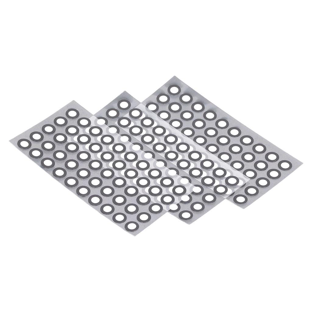 150Pcs 3D Scanning Reference Point Markers Diffuse Reflection Accurate Tracking Scanner Supplies ID 6mm OD 10mm 3 Sheet