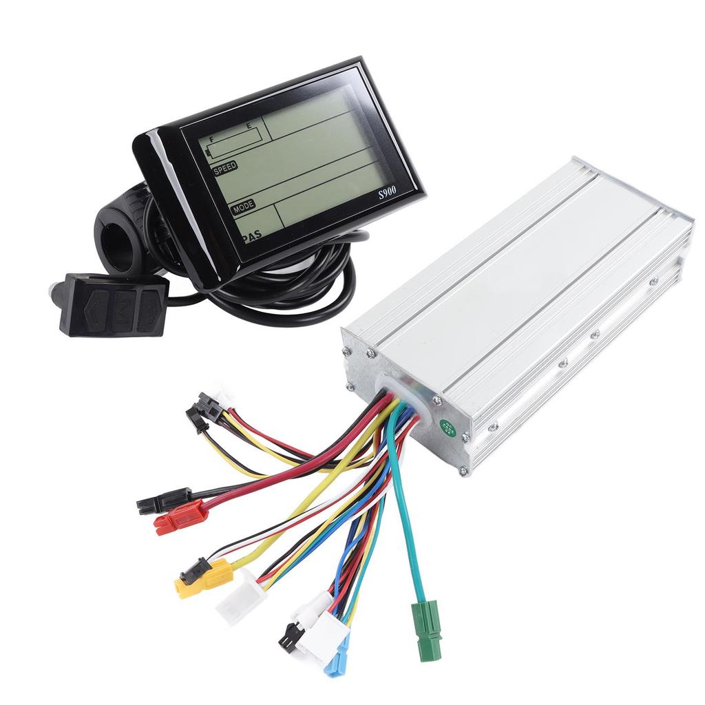 35A Electric Bicycle Conversion Kit for Anderson Plug Controller S900 Panel Brake Handle and Thumb Throttle for Upgrade