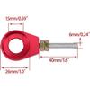 15mm Motorcycle Chain Adjuster Tensioner Replacement for 110cc 125cc Dirt Pit