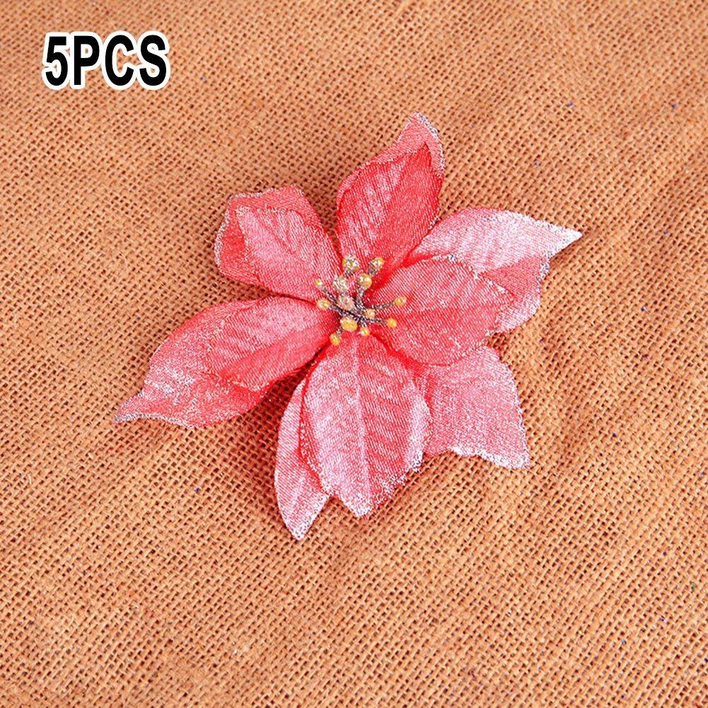 

Shimmering Artificial Poinsettia Decoration for Christmas Tree (524PCS)