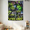Rossi Force Wall Tapestry Aesthetic Wall Hanging Printed Fabric Blanket Decorative Tapestries for Bedroom Living Room Home Decor