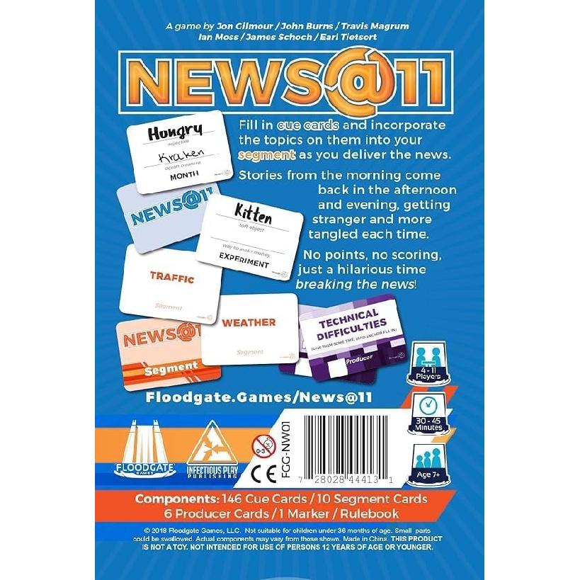 News at 11 Card Game