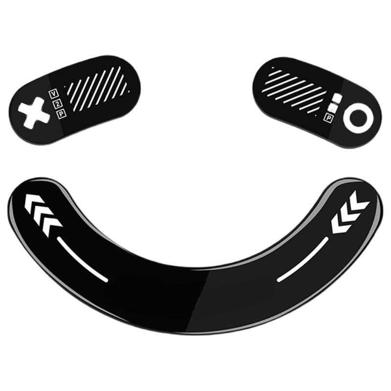 

Mouse Feet Skates Pads For V2 Mouse Temperated Glass Mouse Feet Sticker Skidproof чёрный
