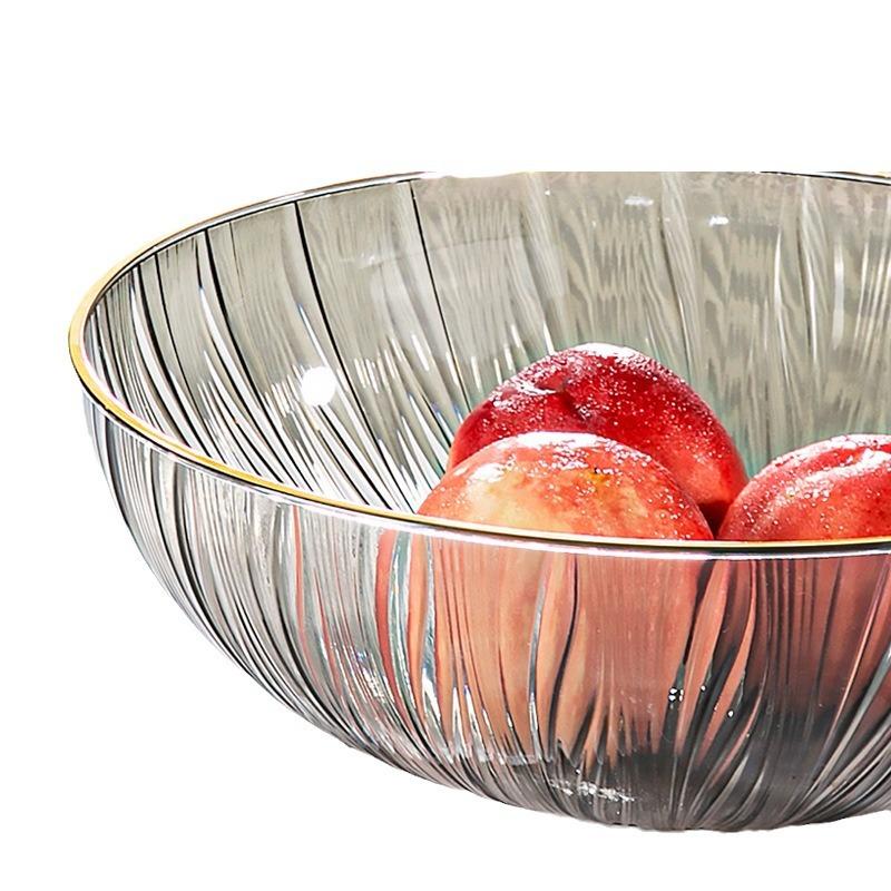 Plastic Fruit Bowl Food Bowls Serving Bowl Eggs Bowl Holder Bowls with Base for Home Decor Parties Birthday Farmhouse Baking