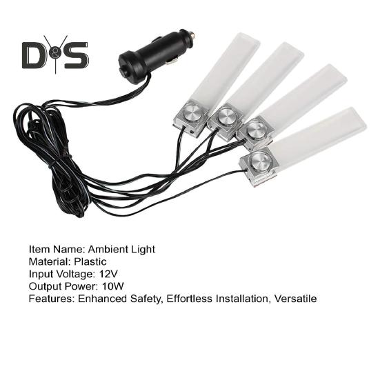 Atmosphäre Lampe LED Auto Innen Umgebungs Licht Universal Dekorative Lampe Atmosphäre Boden Zubehör