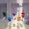 Windchimes Decoration Crystal Windchimes Yard Decorations Garden Decoration Gift for Women Mom Grandma for Home Lawn Porch Patio