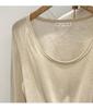 Sheer Loose Knit Long-Sleeve Sweater for Women - Autumn Style Sunscreen Blouse