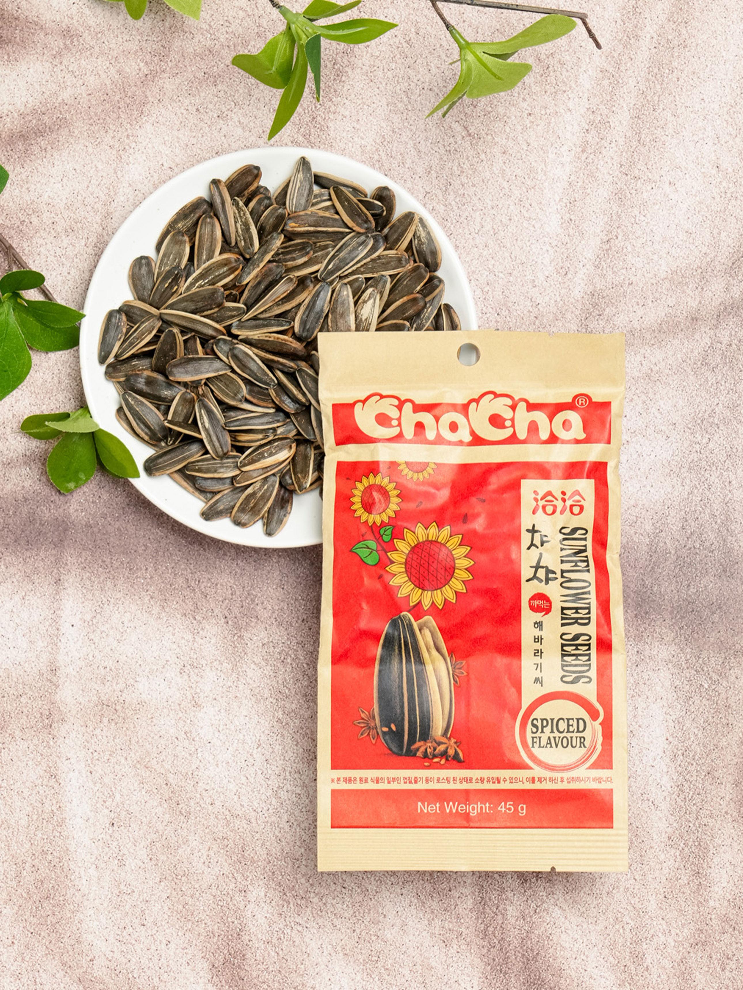 ChaCha Seasoned Sunflower Seeds Snack 45g 1ea