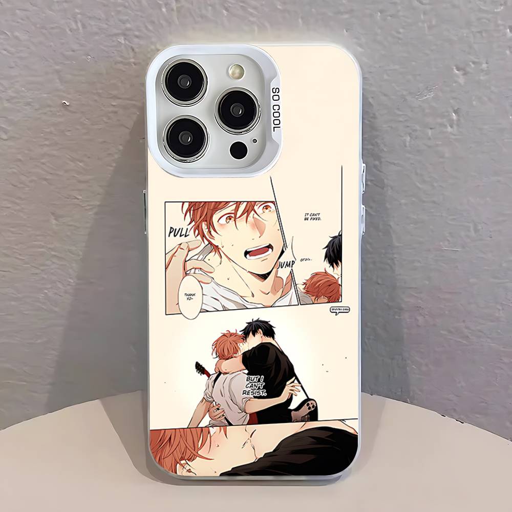 Comics G-Given Yaoi Anime Phone Case For iPhone 17,16,15,14,13,12,11,Pro,Max,Plus,SE,Air,Mini Anti Fall White Bumper