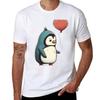 Penguin penguin penguins antarctic heart gift TShirt Sweat Resistant Workout Tee Shirt