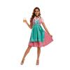 Adults Women's Oktoberfest Costume German Bavarian Beer Outfits Dirndl Dress Apron Bows Ribbon for Halloween Party