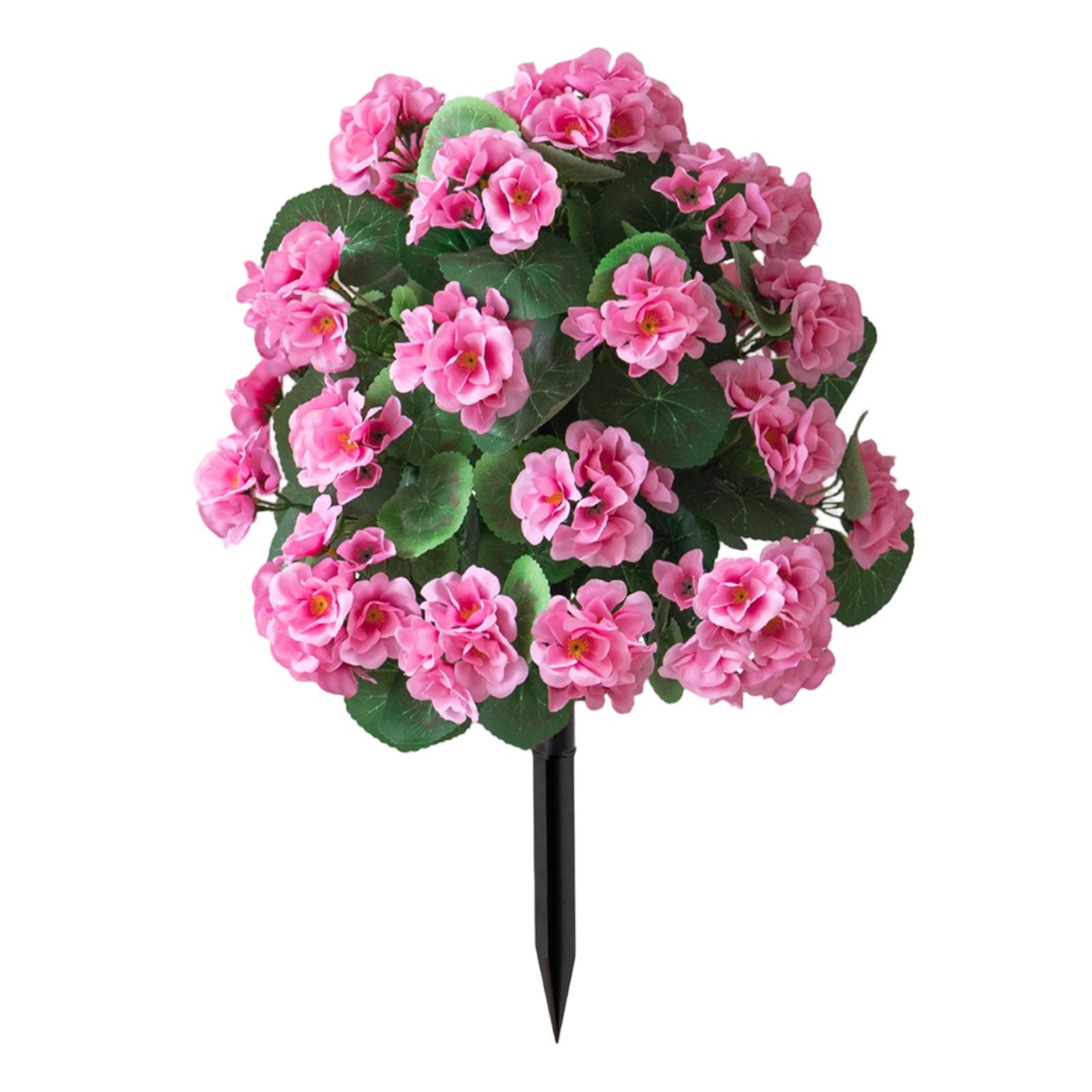 

Artificial Flower Arrangements For Outdoor Patios, Garden Lawns, And Balconies/Courtyard Landscaping. One Size розовый