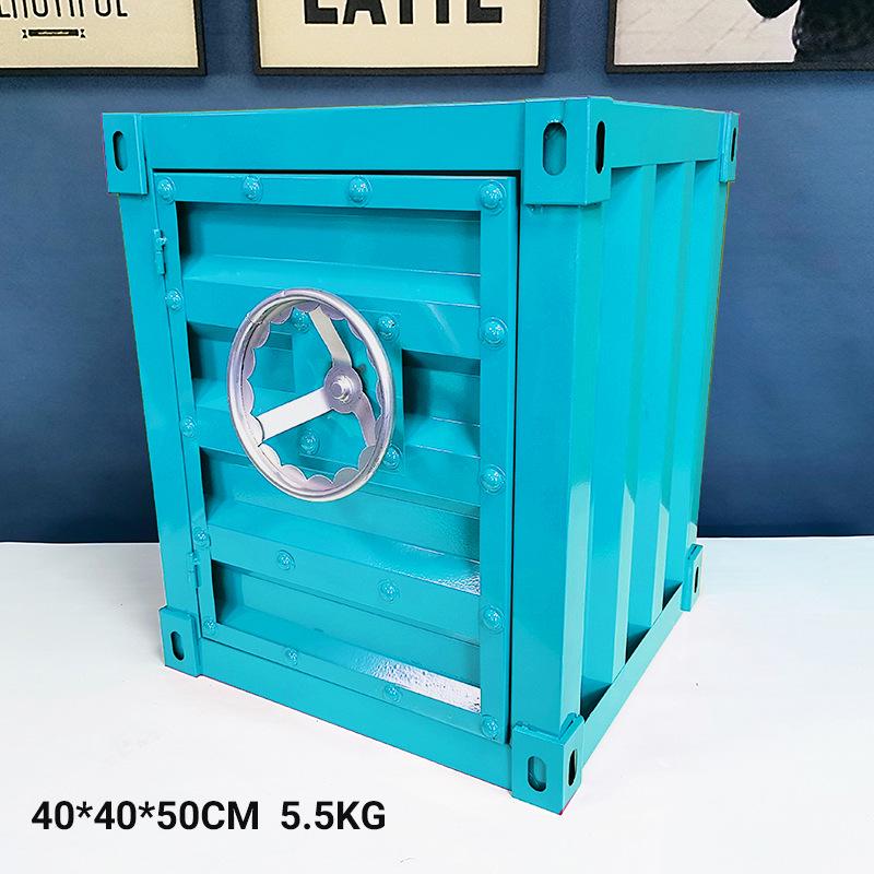 Industrial Tin Storage Cabinet: Retro Iron