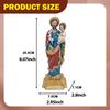 . Joseph and Child Jesus Statue Religious Gift Room Office Sculpture Saint Holding