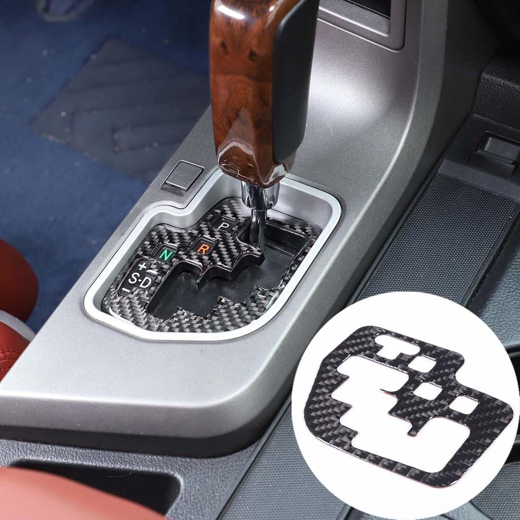 Carbon Fiber Center Gear Shift Knob Panel Trim Sticker For Toyota Tundra 2007-13