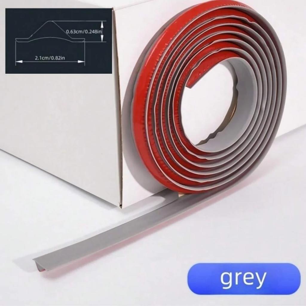 1PC 1/2/3meters Flexible Trim Caulk Strip Wall Moulding Trim, Peel and Stick Trim for Wall Corner Deco, Ceiling