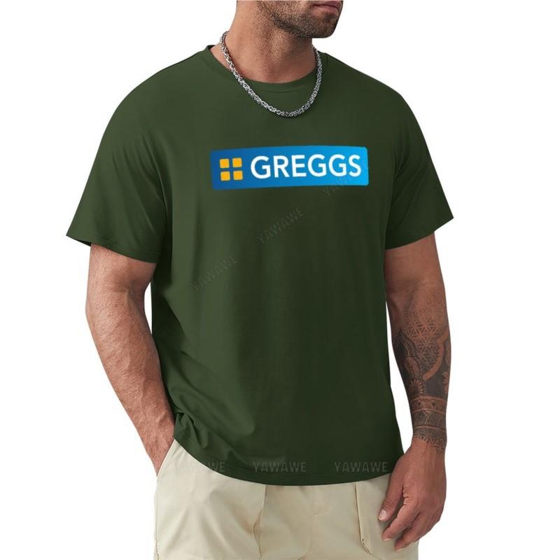 man black tshirts summer t-shirt Greggs Logo T-Shirt t shirt man cat shirts vintage t shirt mens white t shirts