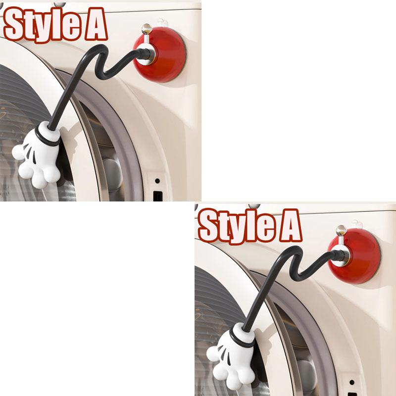 Front-load Washing Machine Door Stopper. The Removable Suction-type Front-load Washing Machine Door Stopper Keep Open Moisture-proof and Mold-proof