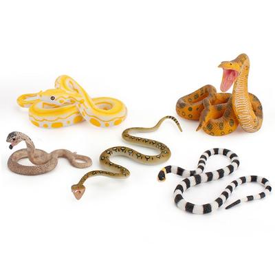 Accessori Scherzo Realistici di Halloween Serpente di Simulazione Giocattoli Serpente Modello Animale Figura Serpente di Gomma Per Bambini | Adulti