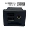 USB Port Jacks Card Interface 13581213 13599454 13581210 for ATS Center Console Auxiliary Jacks Replacement