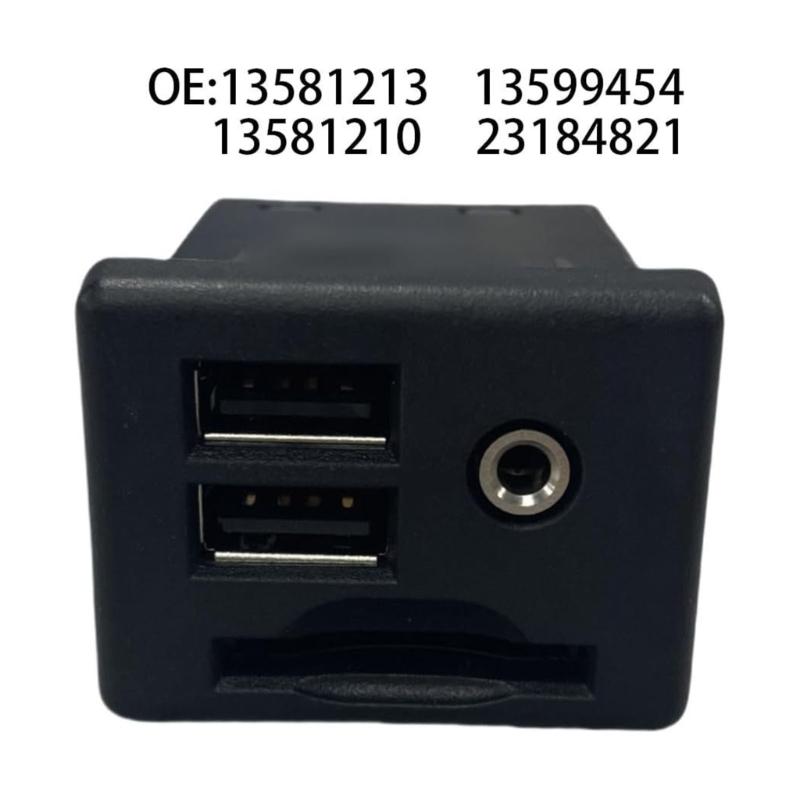 USB Port Jacks Card Interface 13581213 13599454 13581210 for ATS Center Console Auxiliary Jacks Replacement