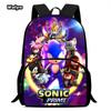 Sonic Schoolbag Large Capacity Multi-Function Spine Protection To Reduce The Burden Of Student Party Essential Comfortable Schoolbag