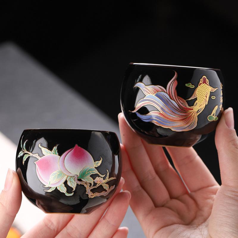 Hřejivý měnící barvu mistrovský šálek dračí vejce šálek na čaj šálek na čaj jeden šálek osobní speciální šálek na čaj keramický kung fu čajový set dárek