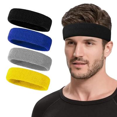 1 Stück Sport-Stirnbänder für Männer und Frauen, Schweißableitende Bandanas für Laufen, Tennis, Yoga, Fitnessstudio, Training, Fitness-Schweißbänder, Haarbänder