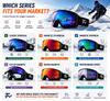Manufacturer Custom Logo MX BMX Dirt Bike Goggles with Tear Off Film for Motorcycle Helmet and Outdoor Sports