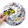 50-Pack Doodle Stickers - Waterproof Vinyl Decals For Laptops, Cars, Phones