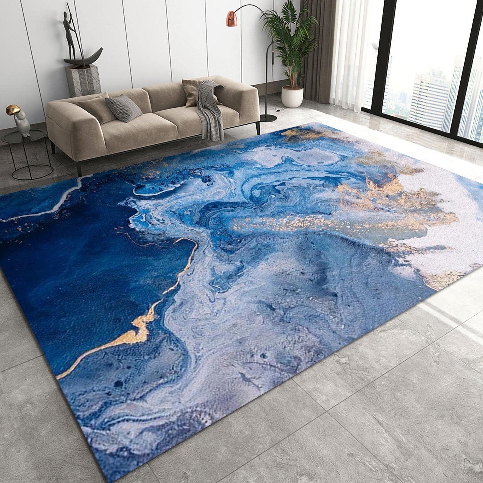 

Современный минималистский ковер в мраморном стиле, ковер для гостиной, спальни, полностью покрытый большой зоной дивана, ковер 160*230cm