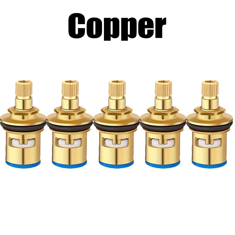10/1pcs Faucet Valves Replacement Universal Tap Valve Brass Cartridge Faucet Inner Valve for Household Bathroom Kitchen Supplies
