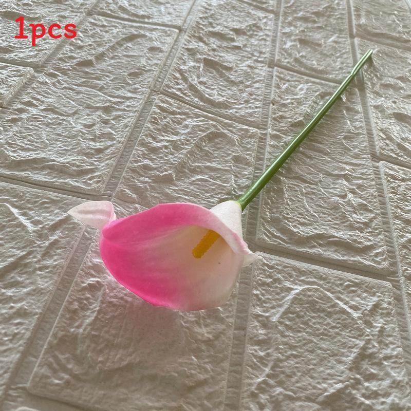 Soft Touch Pu Artificial Calla Lily For Home Styling Decoration Photography