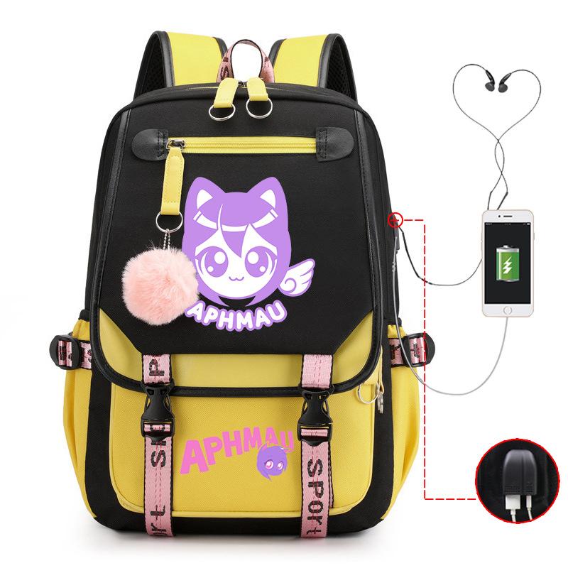 Cute Cartoon Junior High School Student Schoolbag Female Lightweight Large-Capacity Student Backpack