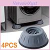 Machine Mute Washing 4pcs Antivibration Protection Mat Antiskid Foot Pad Dryer