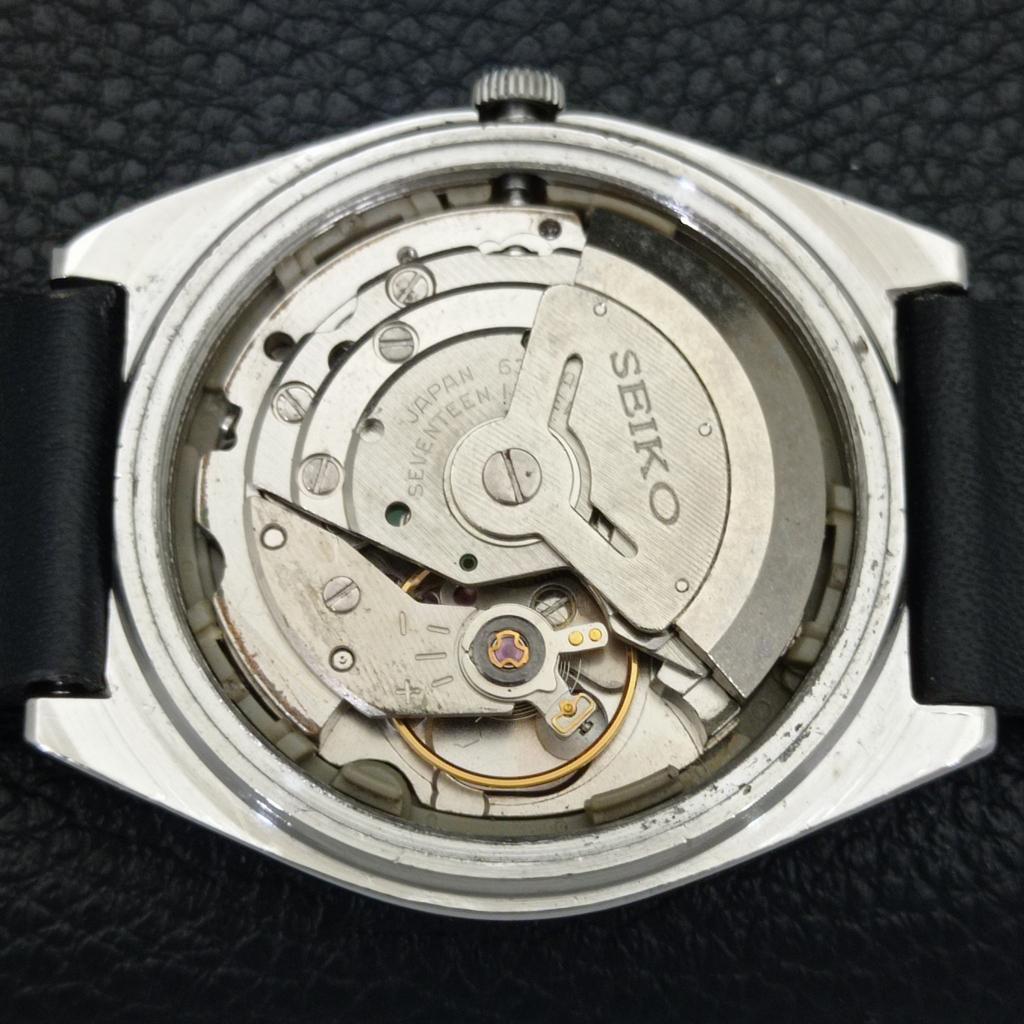 Seiko 5 AUTOMATIC 6309A VINTAGE JAPAN MENS BLACK COLOR DIAL WATCH A701543-5 R206b-a701543
