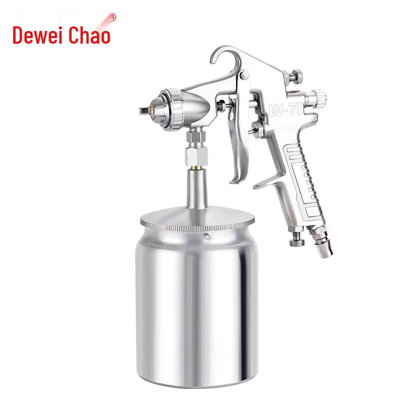 

Dewei W-71 Pneumatic Paint Spray Gun with Bottom Cup CN plug (adapter included)