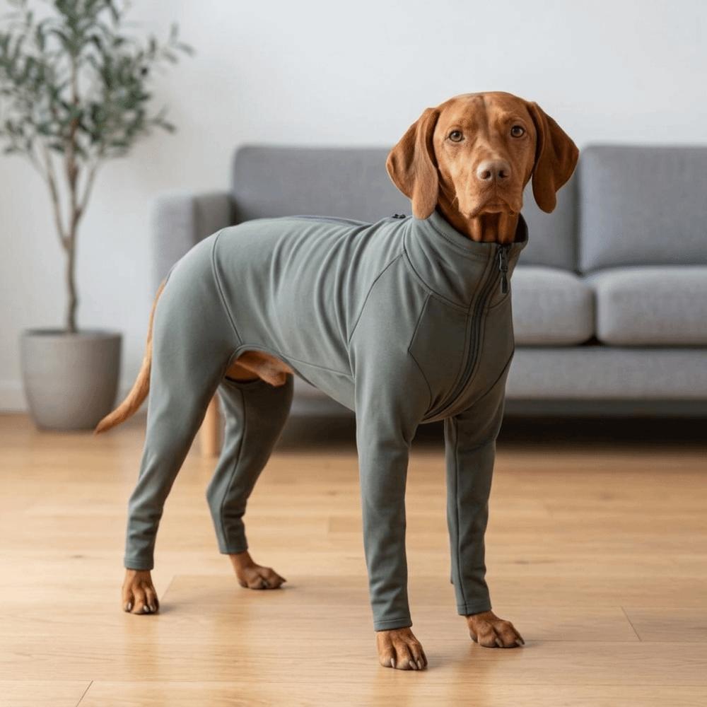 Elastic Dog Four-legged Jumpsuit Breathable Full Coverage Dog Clothes  Anti Licking