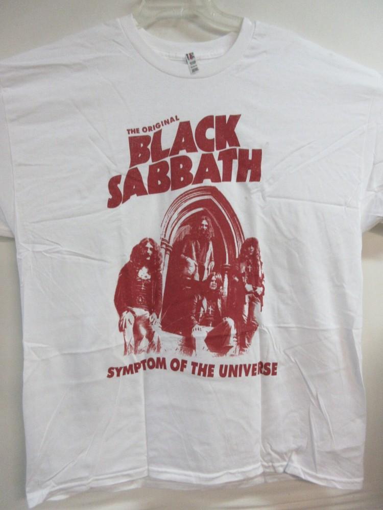 ОФИЦИАЛЬНЫЙ МЕРЧ BLACK SABBATH ВСЕЛЕННАЯ ГРУППА КОНЦЕРТ МУЗЫКА 2XL / XXL Унисекс Футболка XXXL