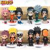 6pcs/12pcs/set Anime Figure Naruto Shippuden Hinata Sasuke Itachi Kakashi Gaara Action Figure Q Version PVC Figures Toys Gift