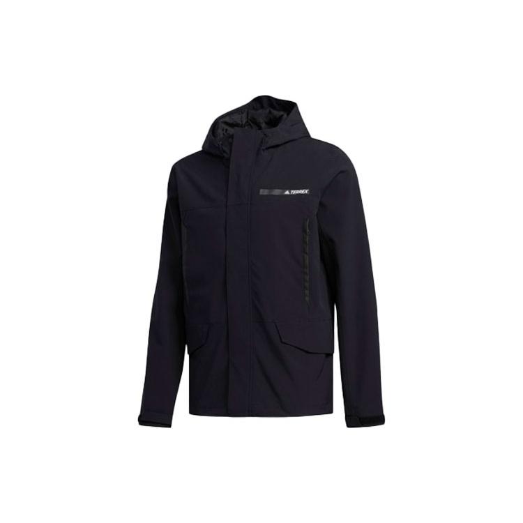 Men s adidas Logo 3 In 1 Hooded Stay Warm With Down Feather Black Jacket DW9250 S