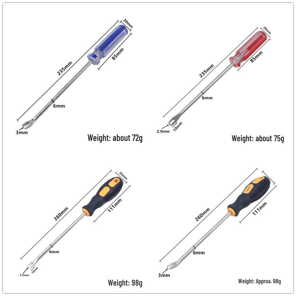 Lightweight V & U-Shaped Nail Puller & Pry Tool for Woodworking, Shoes, Staples & Tires