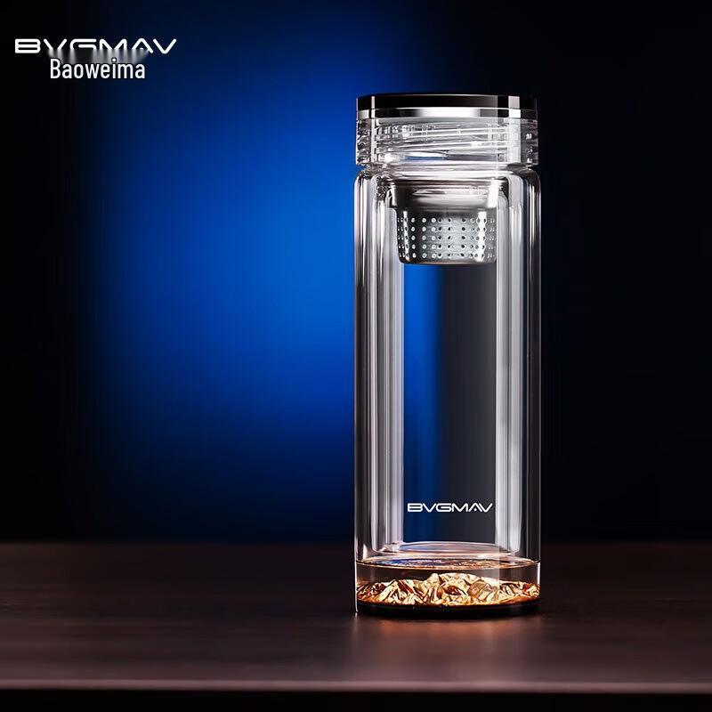 BVGMAV Double-Layer Glass Tea Cup