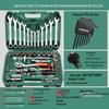 Multifunctional Automotive Ratchet Socket Wrench Tool Set