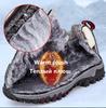 Marke Winter Herren Wildleder Arbeitsschuhe Fell Warm Stiefeletten Outdoor Rutschfeste Herrenstiefel Herren Wasserdichte Schneestiefel Große Größe 36-48