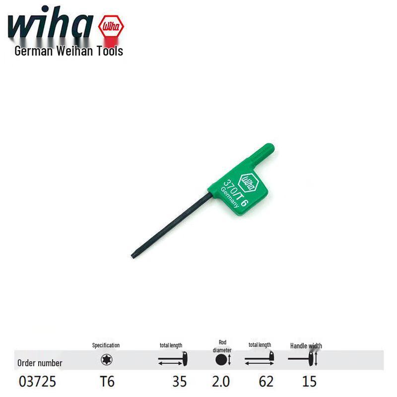OLOMM Precision Torx Screwdriver & Wrench Set T6