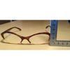 Used Lazy Red Tortoiseshell Pattern Butterfly,Blow-shaped Fashion Glasses