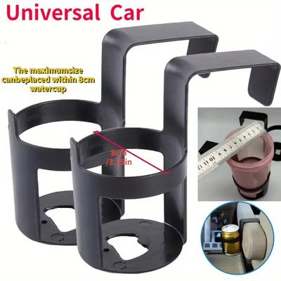 2PCS Portavasos Universal para Puerta de Coche Camión Montaje Gancho de Ventana Soporte para Taza Botella de Agua Suministros Accesorios para Interior de Automóvil
