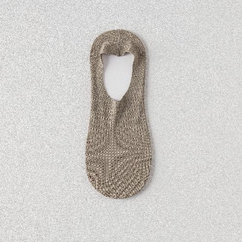 Summer Mesh Breathable Low Cut Socks Mens Silicone Non-slip Invisible No Show Socks Casual Solid Color Ice Silk Sock